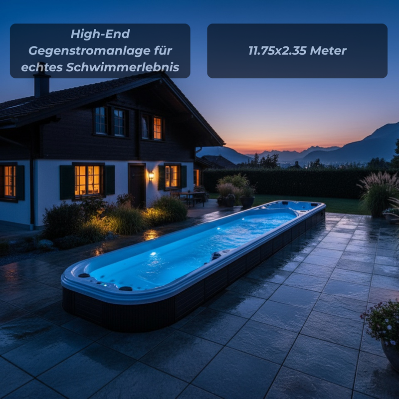 Swimspa Uranium Master Spa Pure 2025 11.75m x 2.35m SUPERSALE