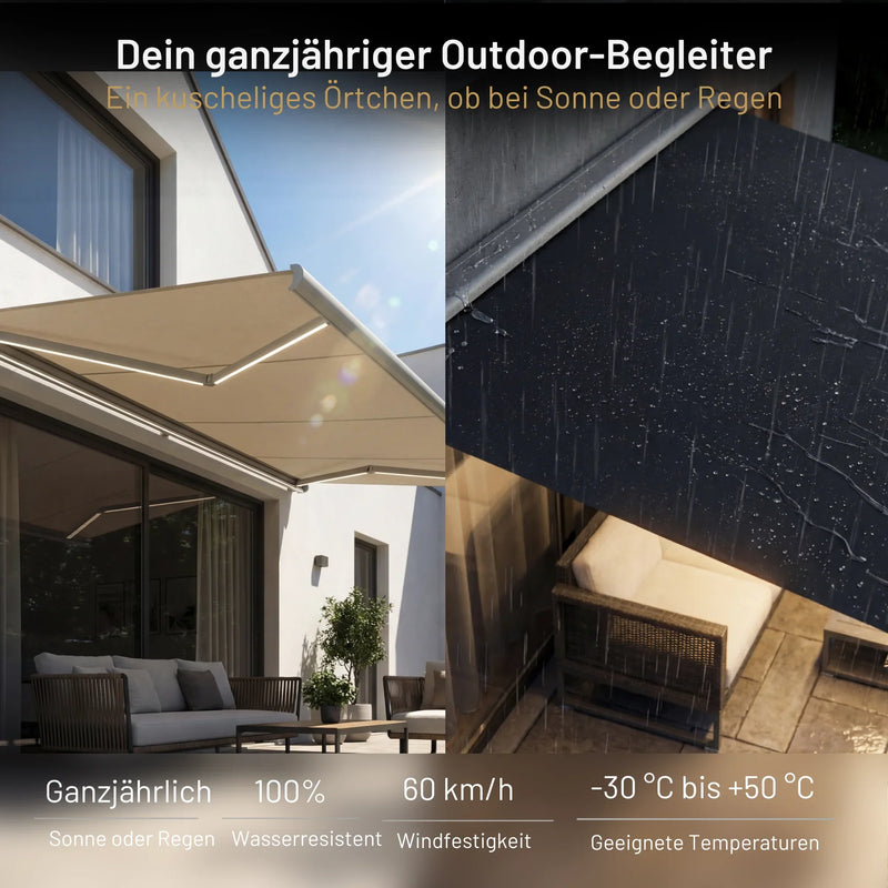 SkyPergola SkyShade Sonnenmarkise