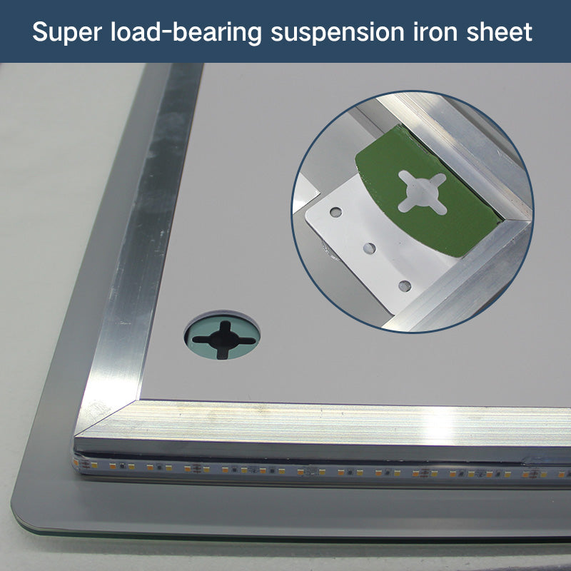 Mirrora Miroir LED haut de gamme avec toutes les fonctions 180 cm x 80 cm