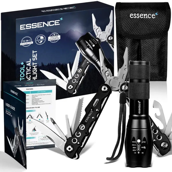 Pince multitool de poche 15in1 Fuctions avec chalumeau manuel
