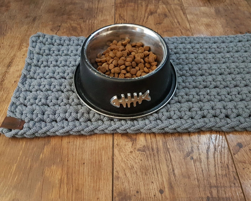 Tapis pour gamelle pour chiens et chats - Eucalyptus