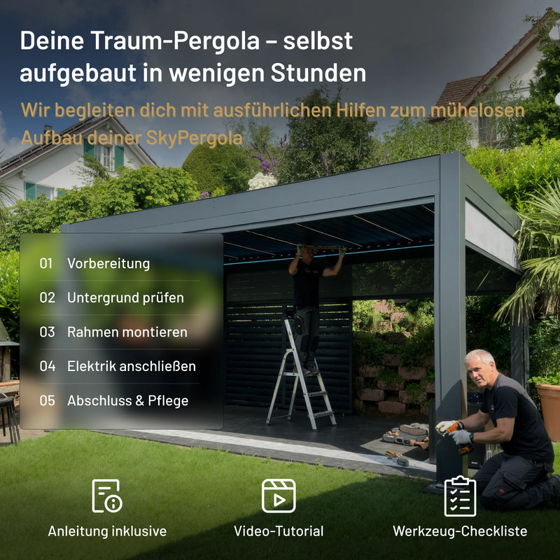 SkyPergola SkyLite ECO Pergola en aluminium