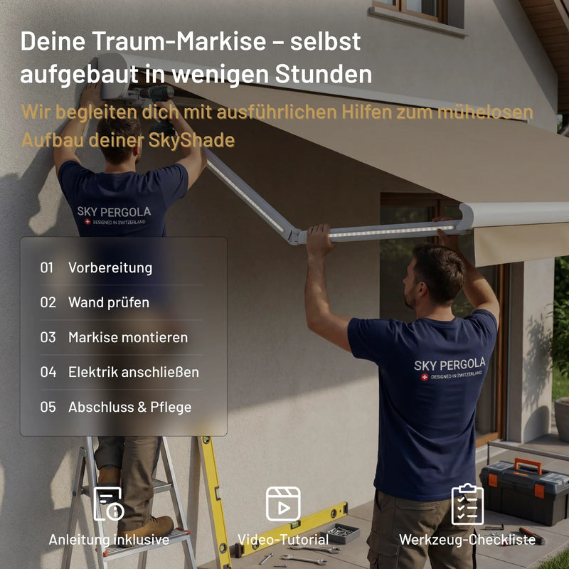 SkyPergola SkyShade Sonnenmarkise