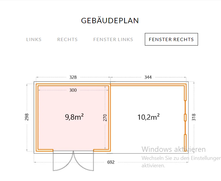 Bolthouse maison de jardin avec pergola Large