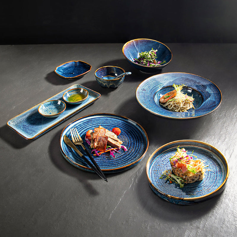 Set de vaisselle Mykonos bleu incl. set de sauces