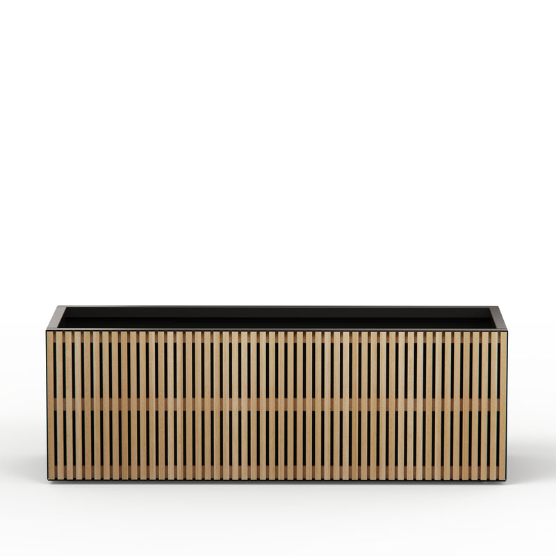 Pot à plantes surélevé avec éclairage LED