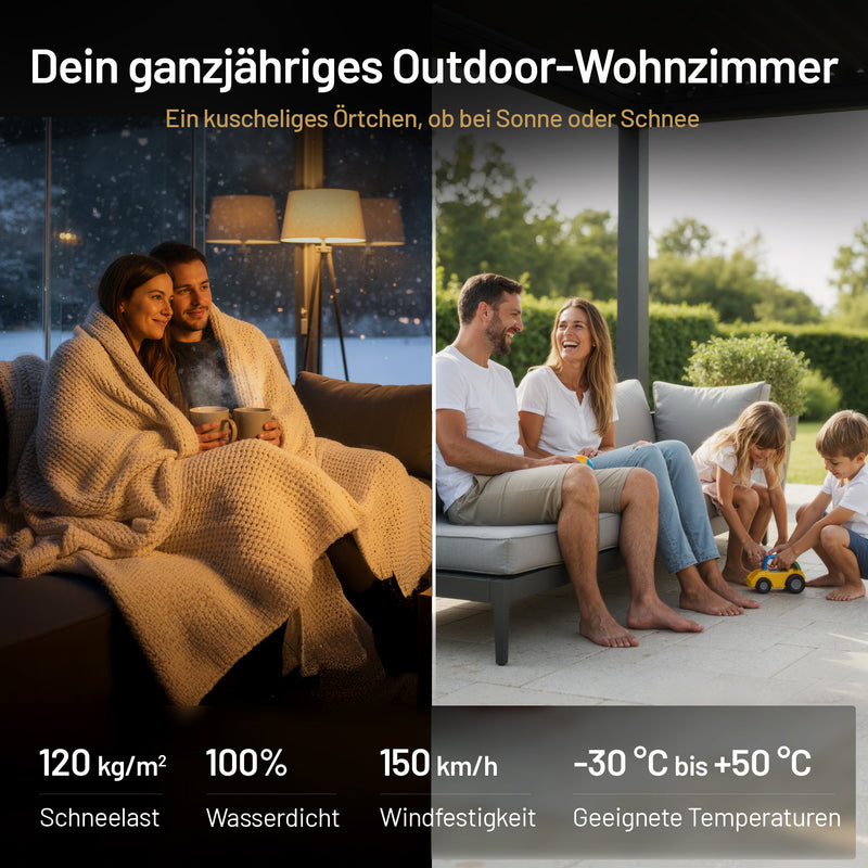 SkyPergola SkyInfinity Pro Aluminium Pergola