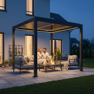 SkyPergola SkyMotion LED Pergola en aluminium