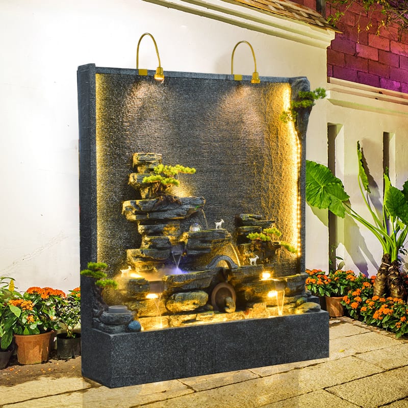 AquaLuxe Fontaine d'eau haut de gamme Roma Indoor & Outdoor