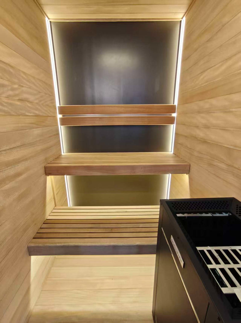 Sauna Clarity Black Indoor- & Outdoor