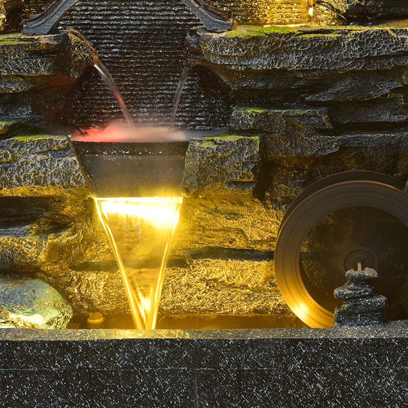 AquaLuxe Fontaine d'eau haut de gamme Roma Indoor & Outdoor