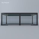 Sky Pergola Paroi latérale en verre