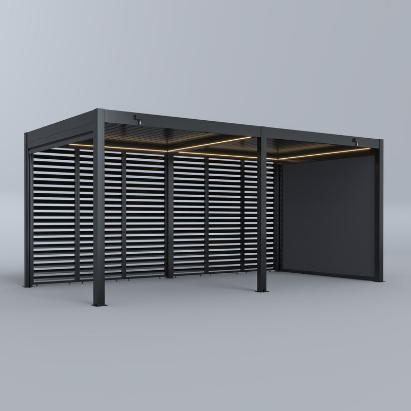 Modèle d'exposition : SkyLite ECO Aluminium Pergola LED 3m x 6m