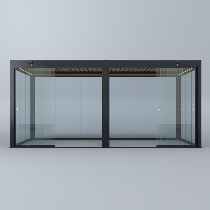 Modèle d'exposition : SkyLite ECO Aluminium Pergola LED 3m x 6m