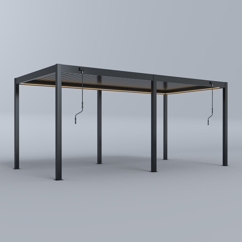 Modèle d'exposition : SkyLite ECO Aluminium Pergola LED 3m x 6m