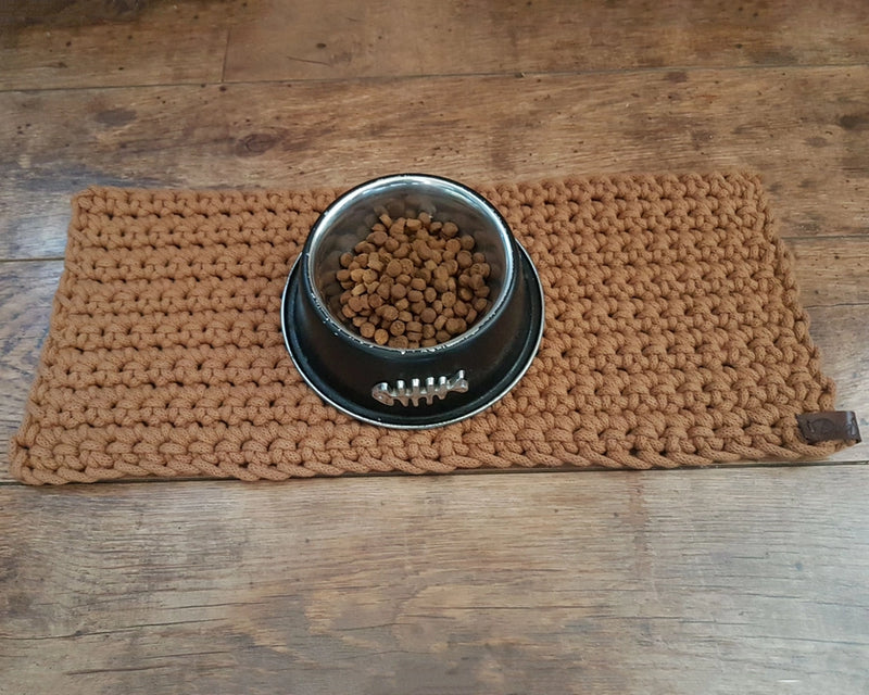 Tapis pour gamelle pour chiens et chats - Eucalyptus