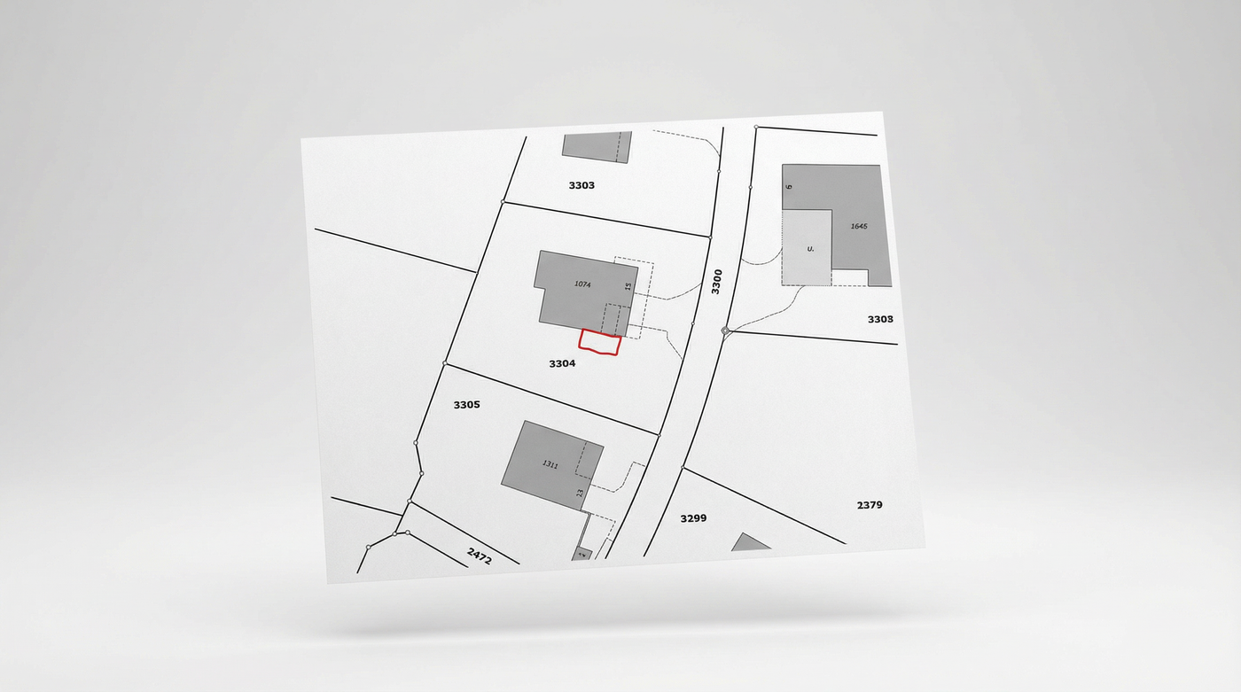 Schritt 3: Situationsplan (Katasterplan) ergänzen