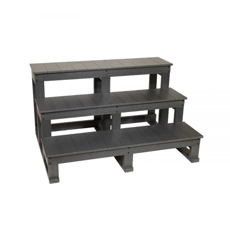 Escalier d'accès à la piscine