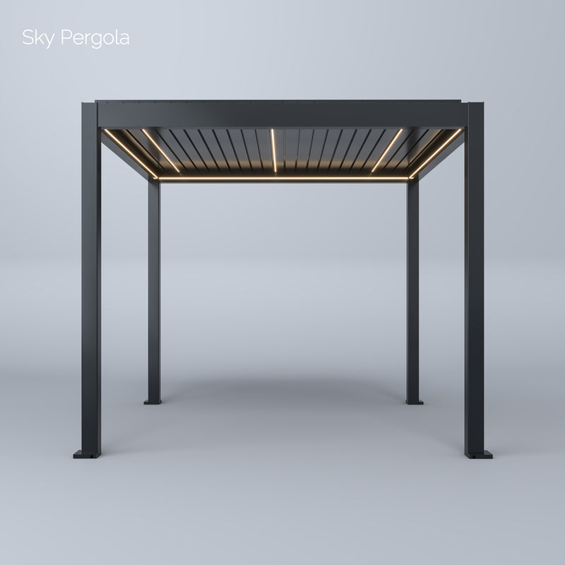 SkyPergola SkyMotion LED Pergola en aluminium