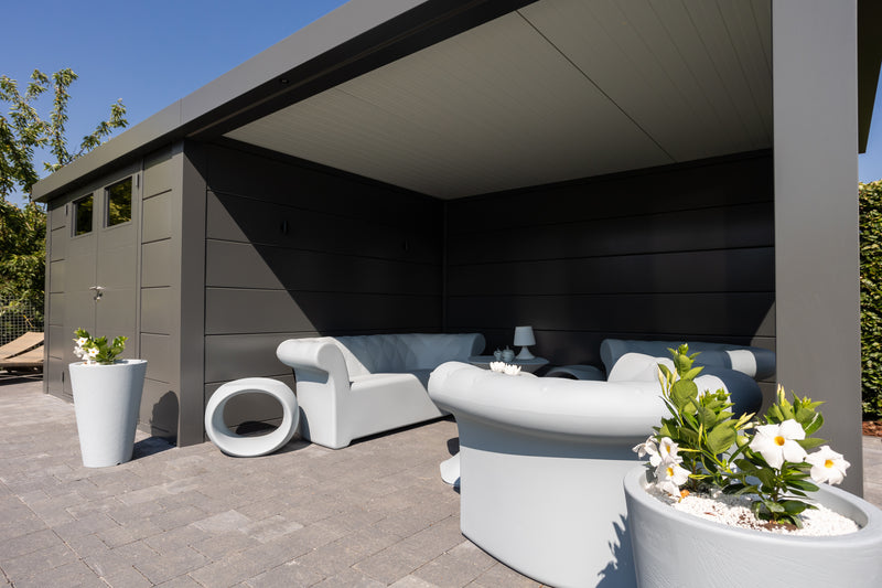 Bolthouse maison de jardin avec pergola Large