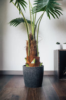 Plante artificielle Palmier éventail Chamaerops Trachycarpus 140 cm