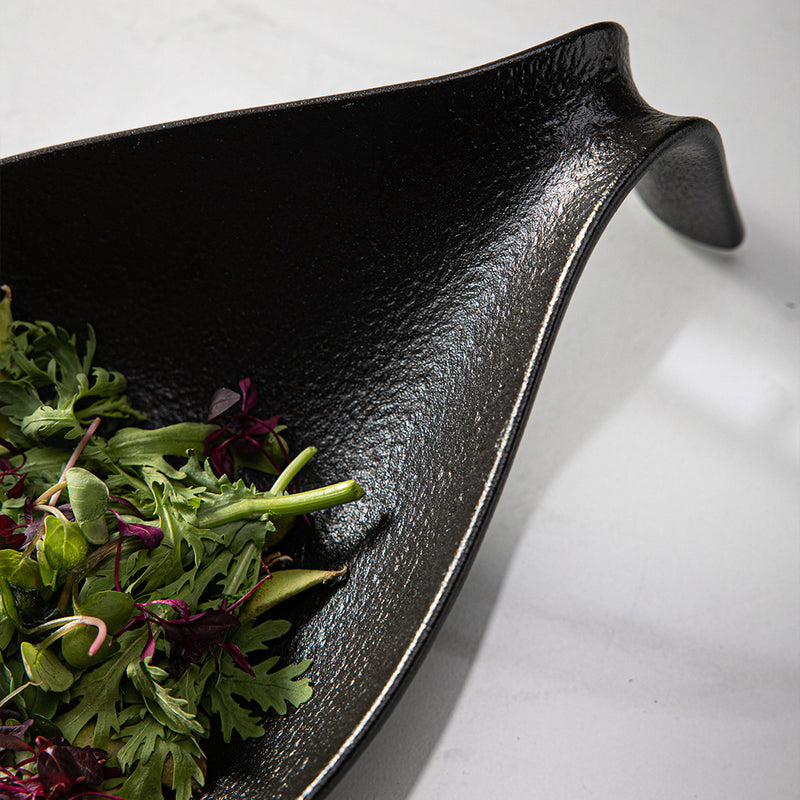 Arezzo Set de vaisselle complet noir 16 pièces