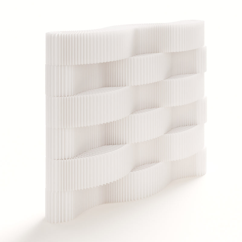 Scaffale a parete divisorio iPaper Wave 228cm x 300cm