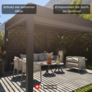 Pergola in alluminio SkyPergola SkyMotion LED