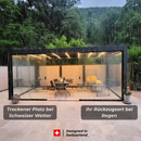 Pergola in alluminio SkyPergola SkyMotion LED