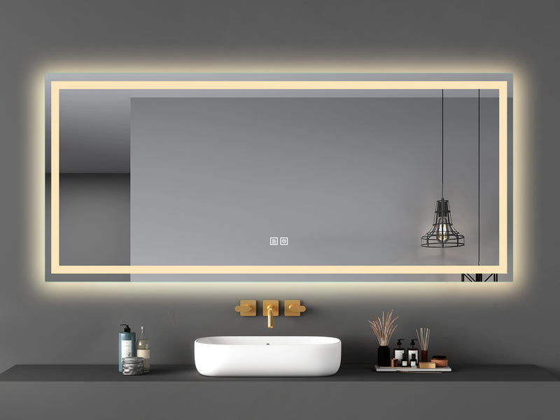 Specchio LED di alta gamma Mirrora con tutte le funzioni 180 cm x 80 cm