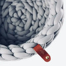 Letto per gatti intrecciato