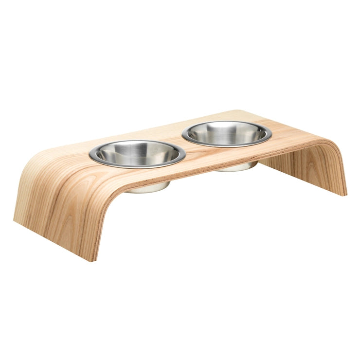 Supporto in legno rialzato per cani e gatti