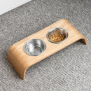 Supporto in legno rialzato per cani e gatti