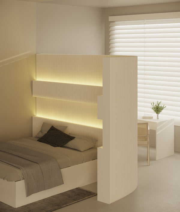 Parete divisoria iPaper Luminex Pro con LED 210cm x 300cm