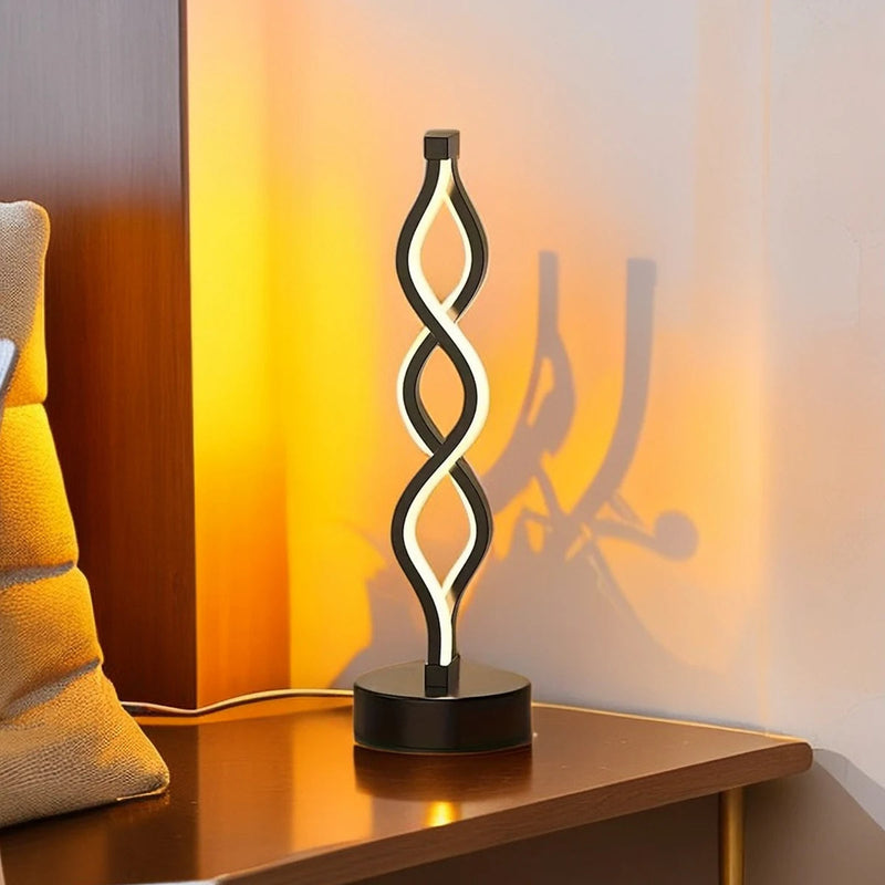 Luci di Spirale Moderna - Lampada da comodino