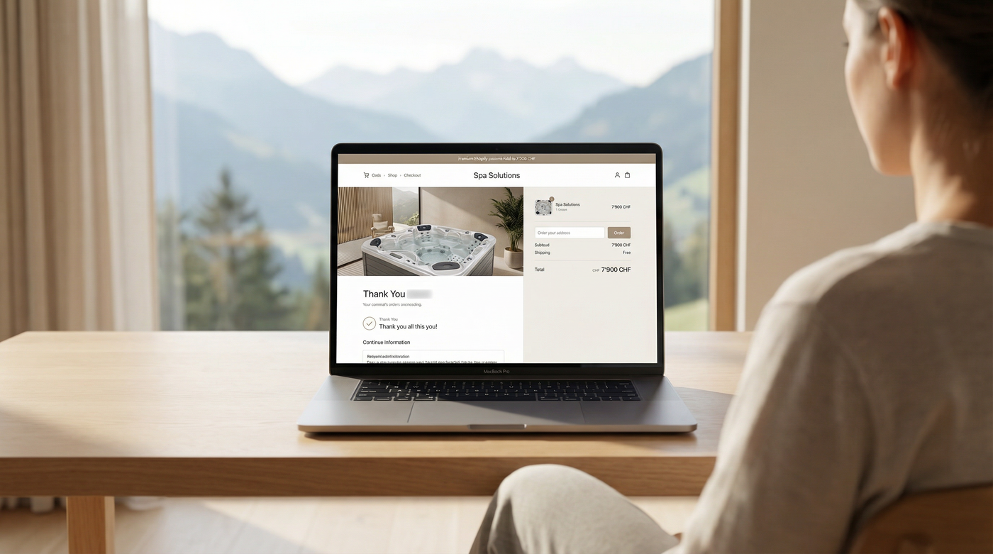 Schritt 1: Swimspa / Whirlpool inkl. Baugesuch bestellen