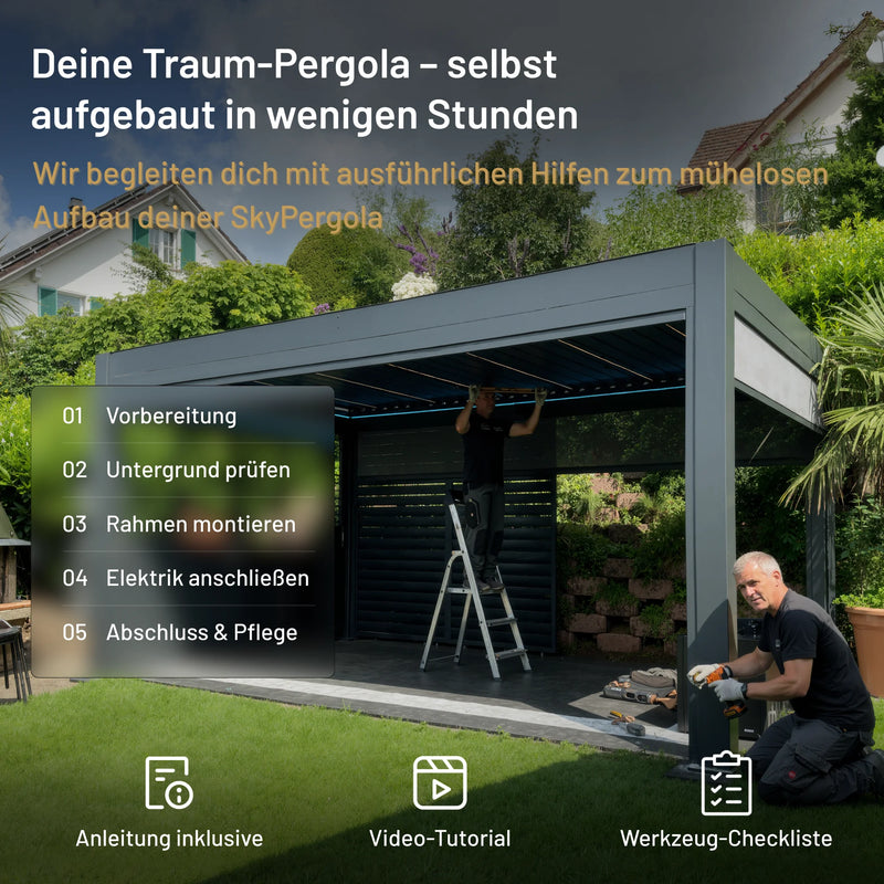 SkyPergola SkyInfinity Pro Aluminium Pergola