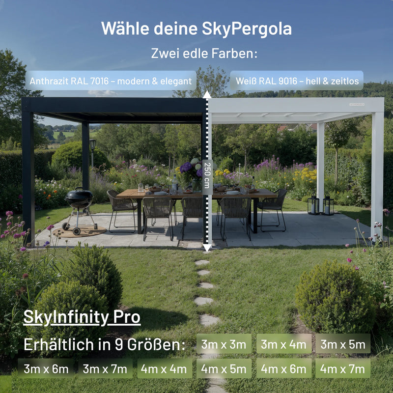 SkyPergola SkyInfinity Pro Aluminium Pergola