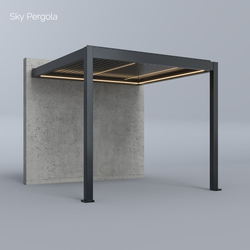 Pergola in alluminio SkyPergola SkyMotion LED