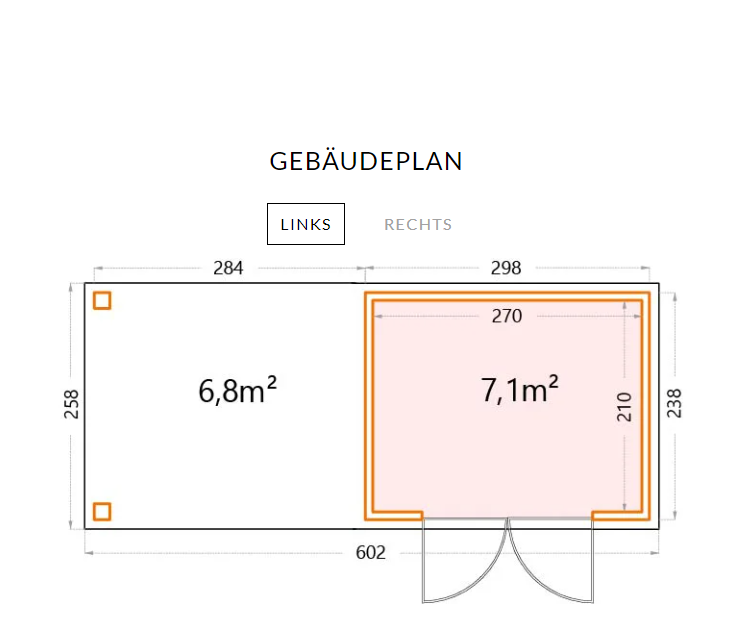 Capanno da giardino Bolthouse con pergola Aperto extra large