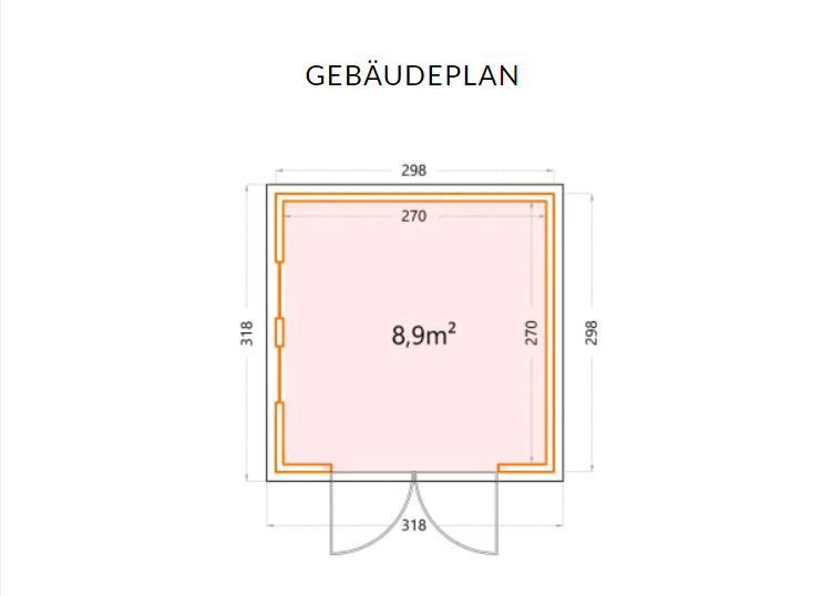 Casetta da giardino Bolthouse Deluxe Office Medium
