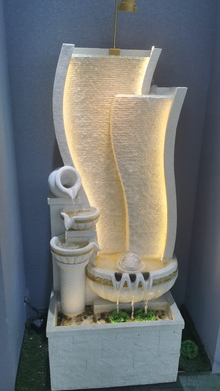 Fontana d'acqua AquaLuxe Anzio per interni ed esterni