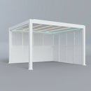 Modello da esposizione: Pergola in alluminio SkyMax Ultra LED 3m x 6m motorizzata bianca