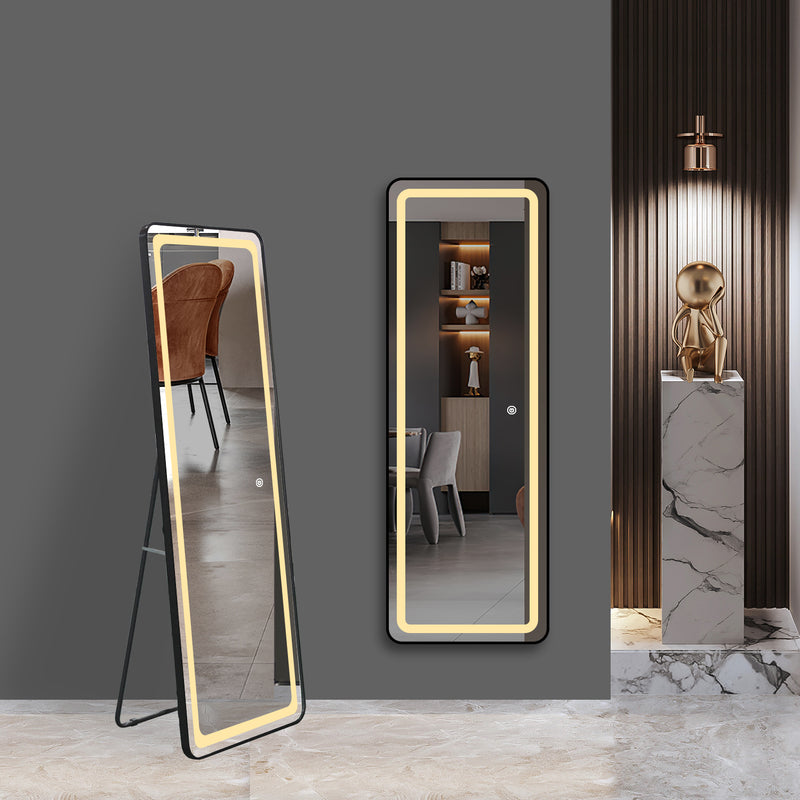 Specchio verticale Mirrora con LED