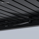 Modello da esposizione: pergola in alluminio SkyMotion LED 4m x 5m motorizzata (LED solo nella cornice)