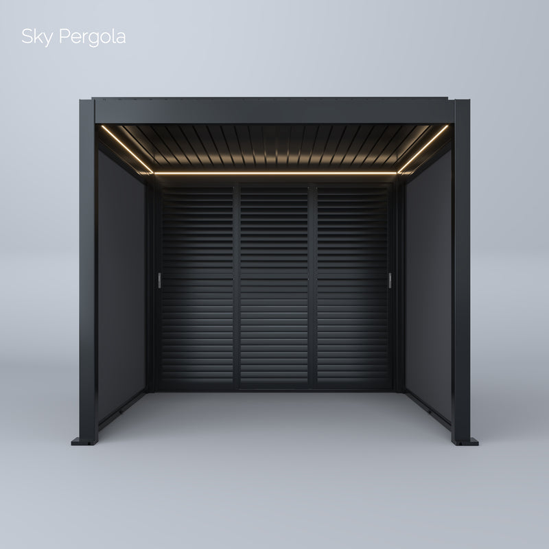 Pergola in alluminio SkyPergola SkyMotion LED
