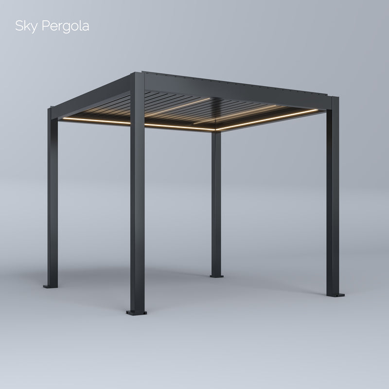 Pergola in alluminio SkyPergola SkyMotion LED