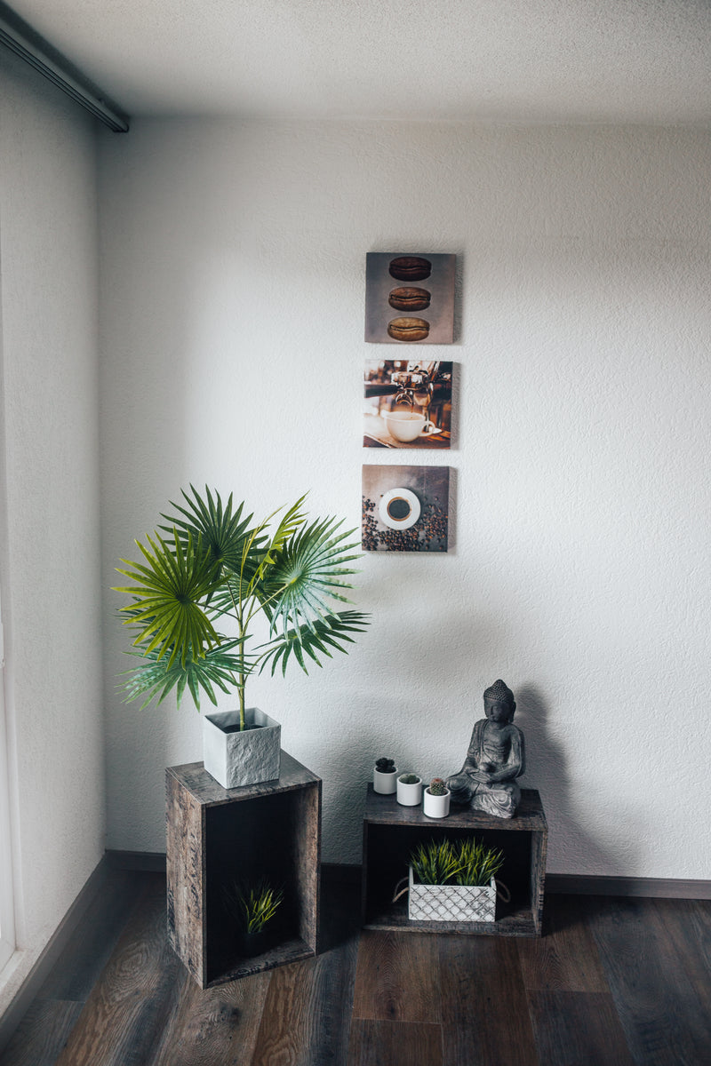 Pianta artificiale Palmito Chamaerops Humilis 80 cm