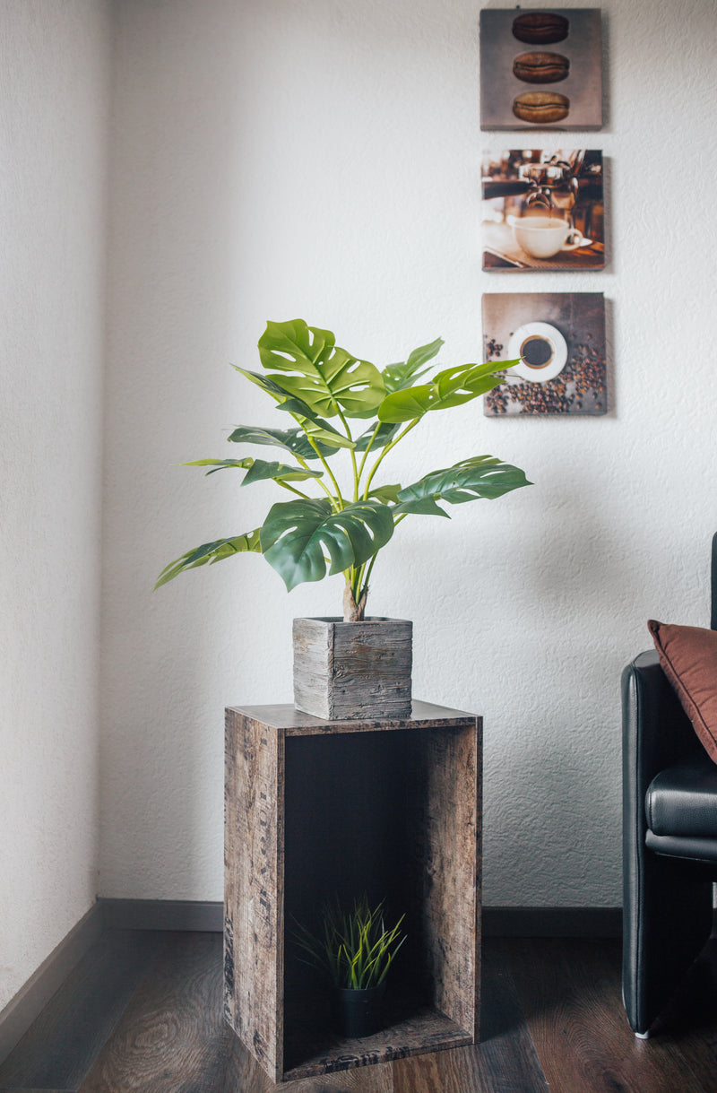 Pianta artificiale Philodendron Monstera 70 cm