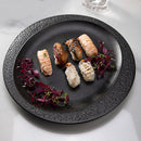 Set di stoviglie Arezzo completo nero 16 pezzi